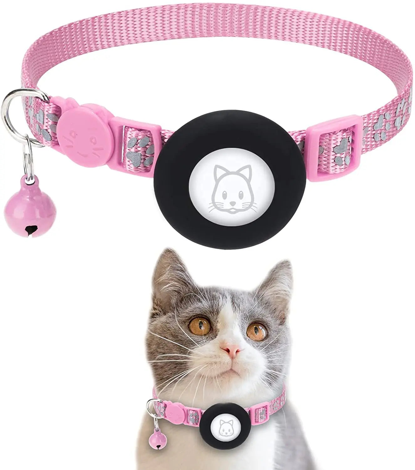 Airtag Case Cat Collar With Bell