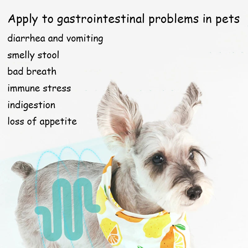 10 Bags/Box Gastrointestinal Health Probiotics for Cats ,Dogs PET Nutritional Supplements Diarrhea, Vomiting, Improve Appetite